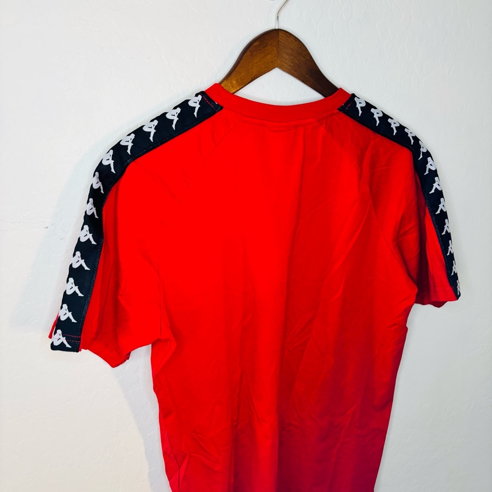 Kappa Red Men's T-Shirt - Picture 6 of 7